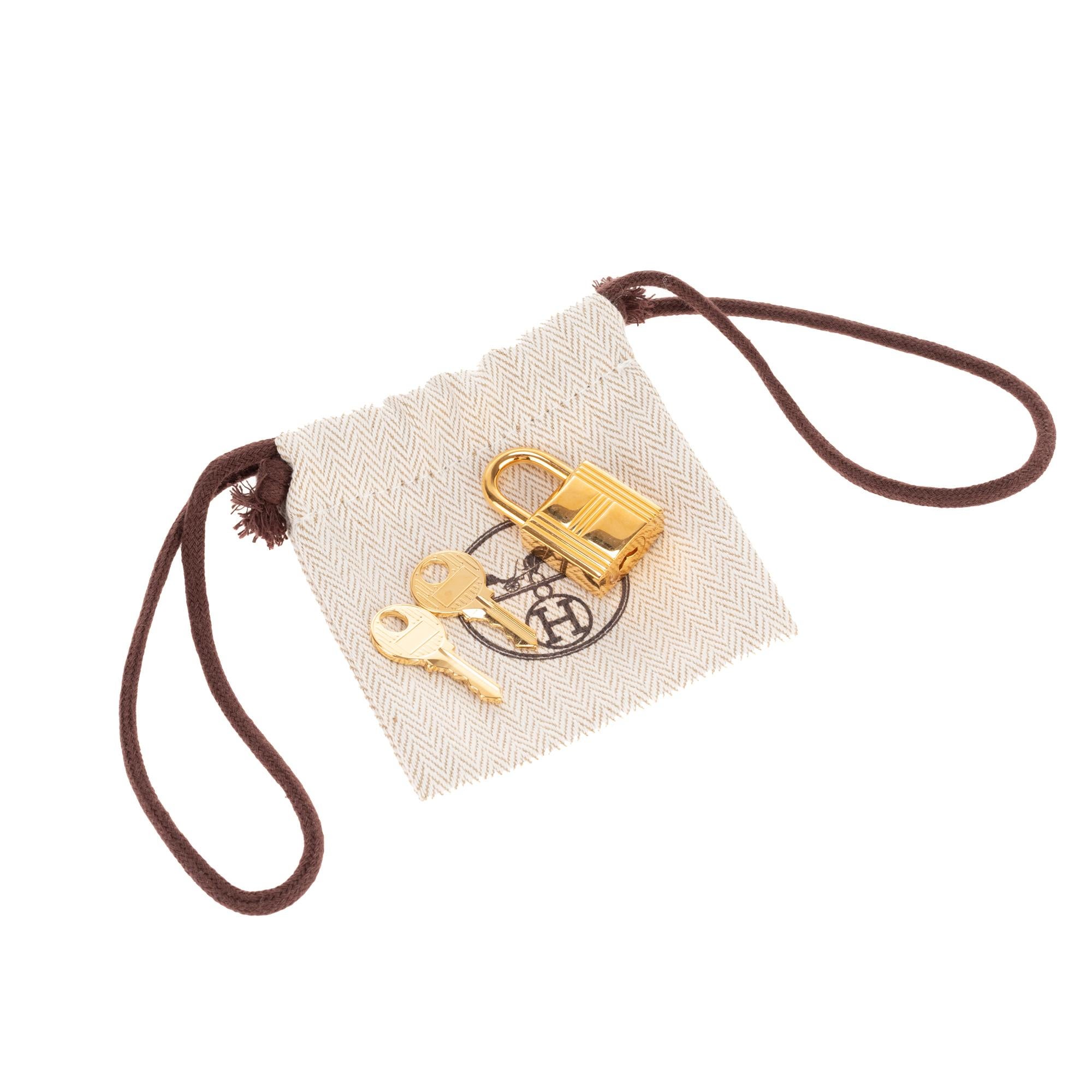 Hermès Golden Padlock for Birkin or Kelly handbags, brand new ! In New Condition In Paris, IDF