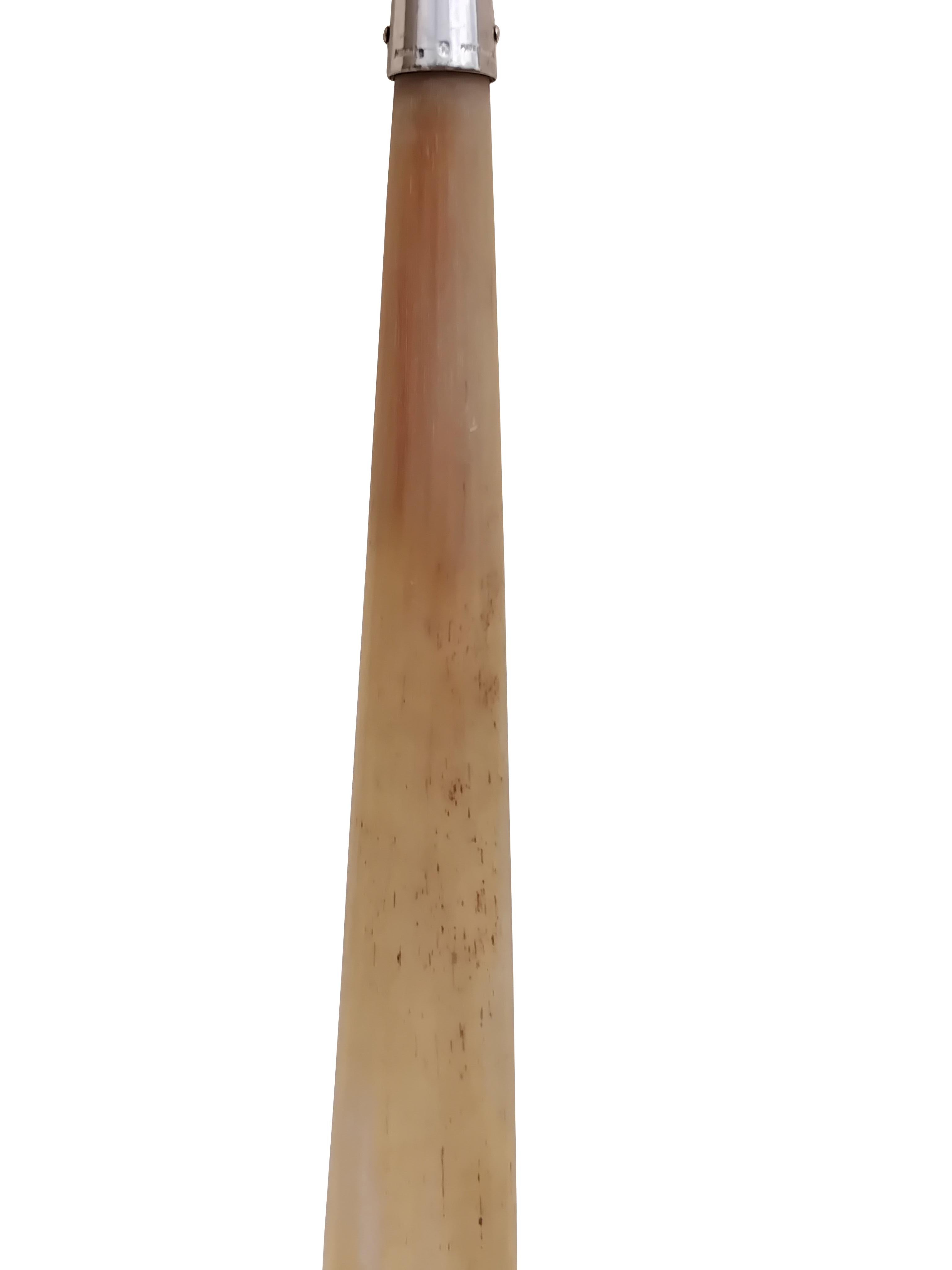 Brown Hermès Golf Ball Handle Long Shoehorn by Ravinet d'Enfert For Sale