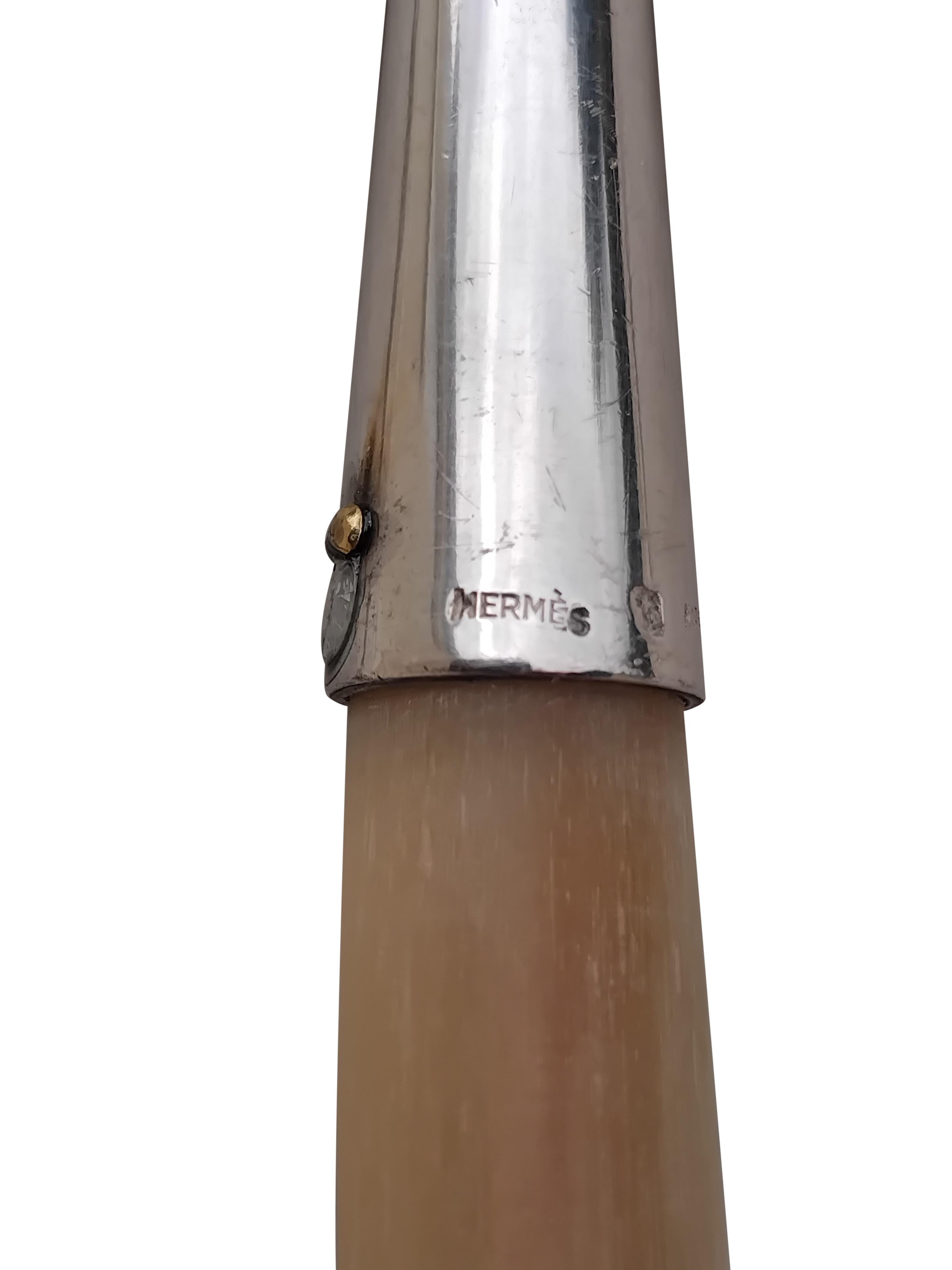 Hermès Golf Ball Handle Long Shoehorn by Ravinet d'Enfert For Sale 2