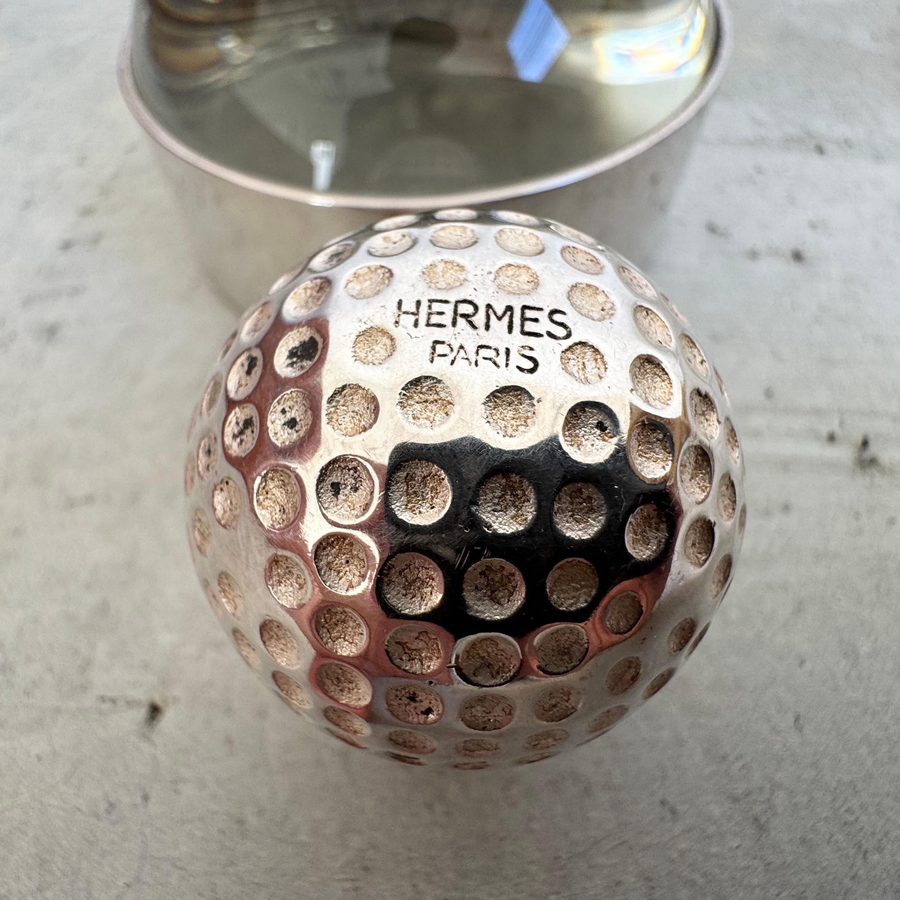Hermes Golfball-Lupe, 1960er Jahre Frankreich im Angebot 5