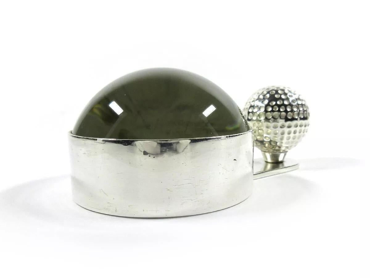 Hermes Golfball-Lupe, 1980er Jahre Frankreich (Ende des 20. Jahrhunderts)