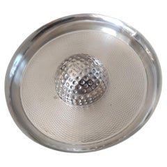 Hermès Golf Ball Silver Ashtray Change Tray by Ravinet d'Enfert