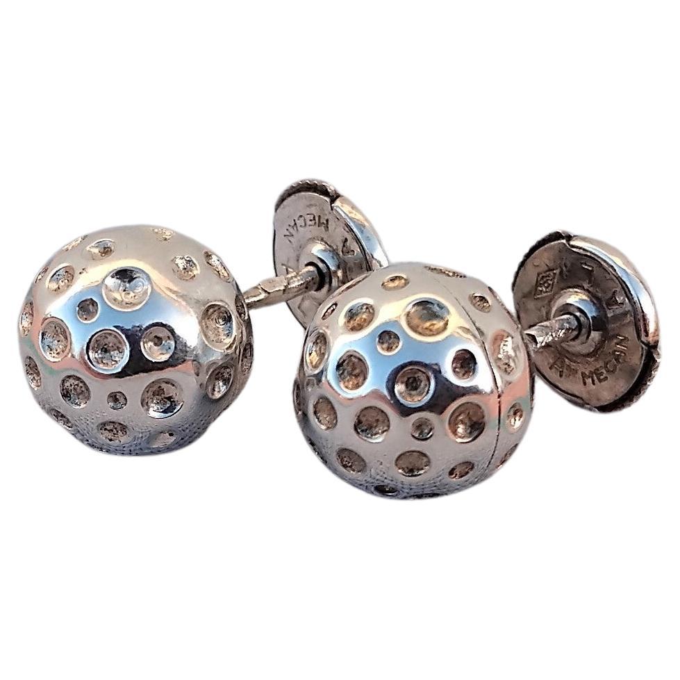 Pendientes de plata Hermès Bolas de Golf en venta 3