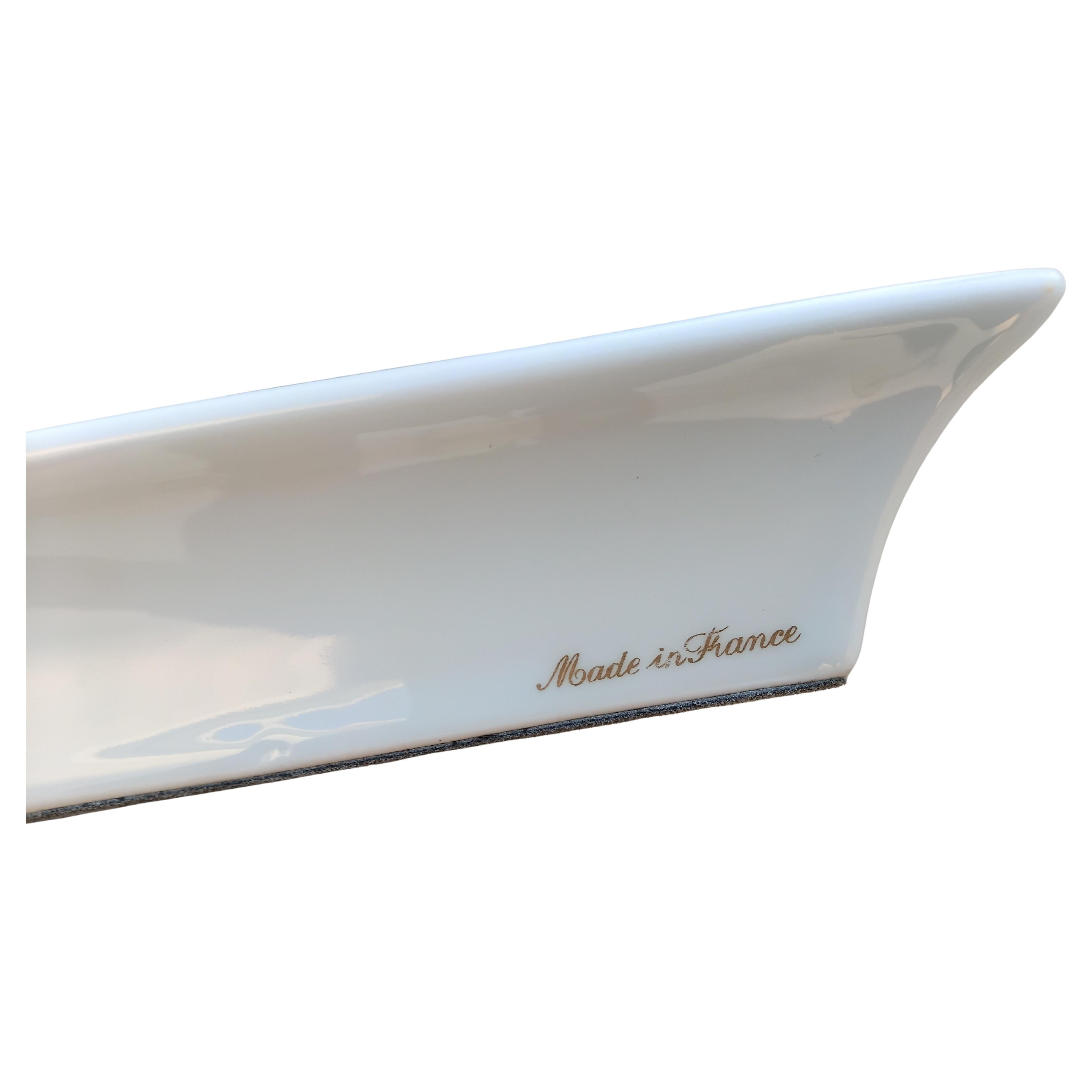 Hermès Golf Print Cigar Ashtray Change Tray Porcelain Gold 10