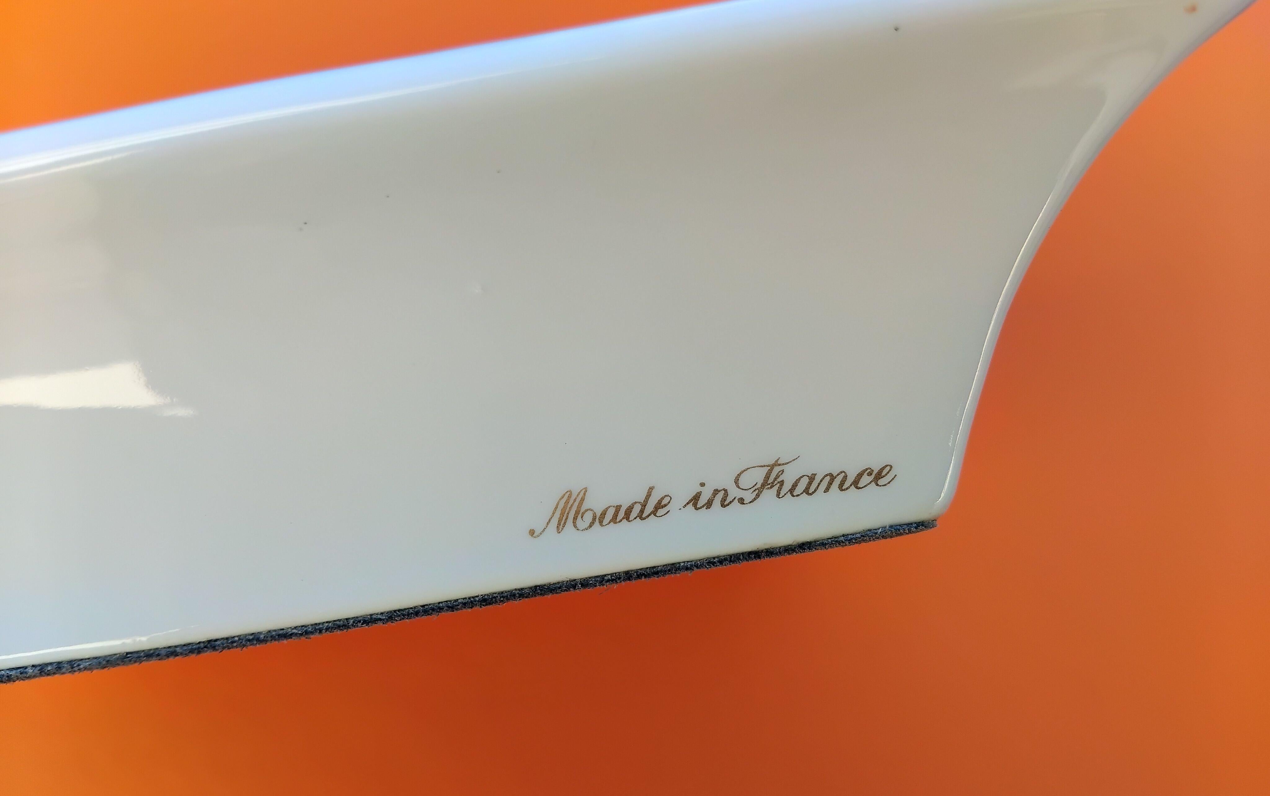Hermès Golf Print Cigar Ashtray Change Tray Porcelain Gold 10