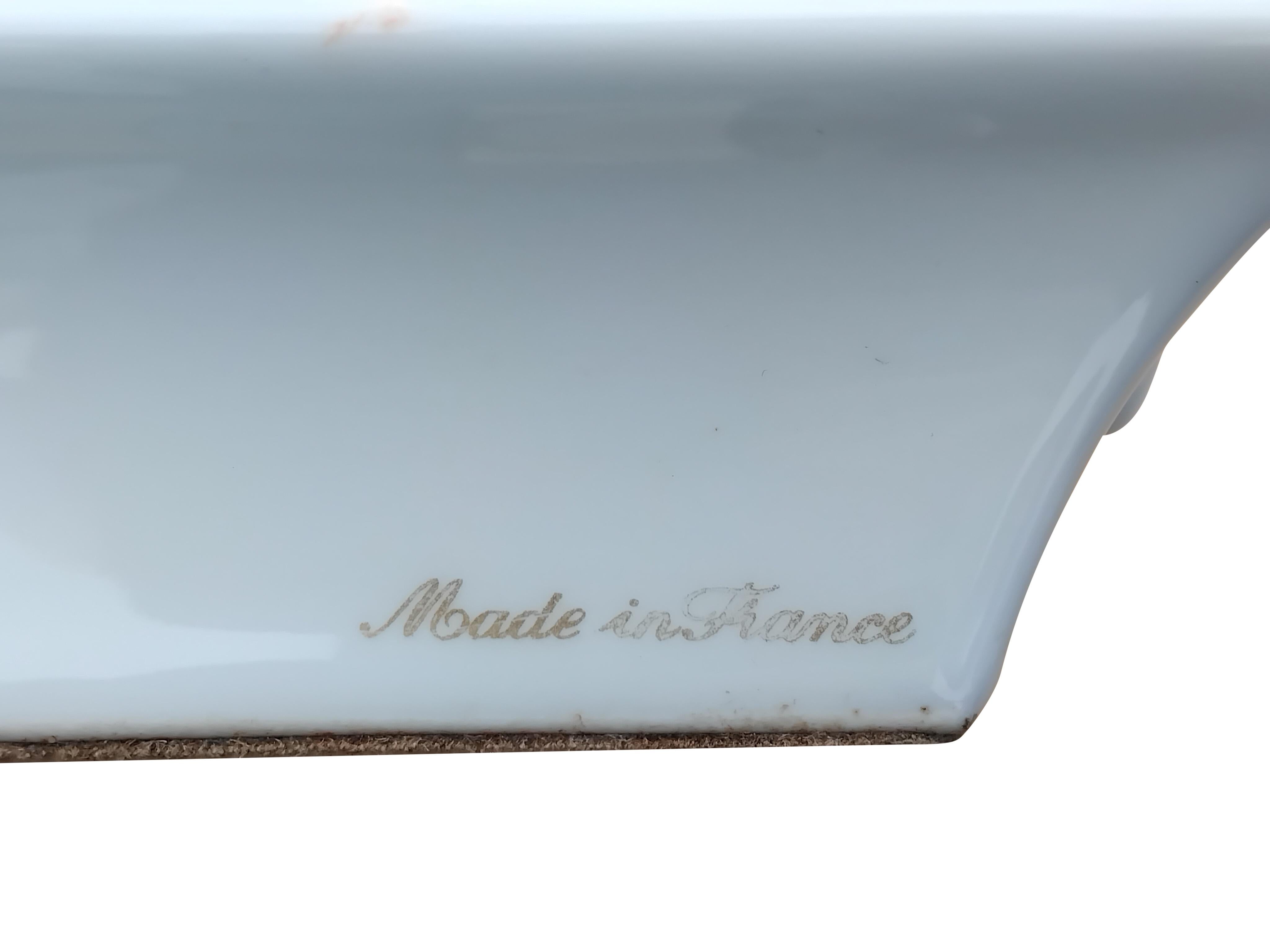 Hermès Golf Print Cigar Ashtray Change Tray Porcelain Gold en venta 11