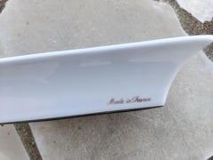 Hermès Golf Print Zigarren Aschenbecher ändern Tablett Porzellan Gold