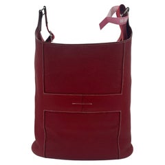 HERMES Good News GM Rubis Red Clemence Leather Crossbody Shoulder Bag 2010