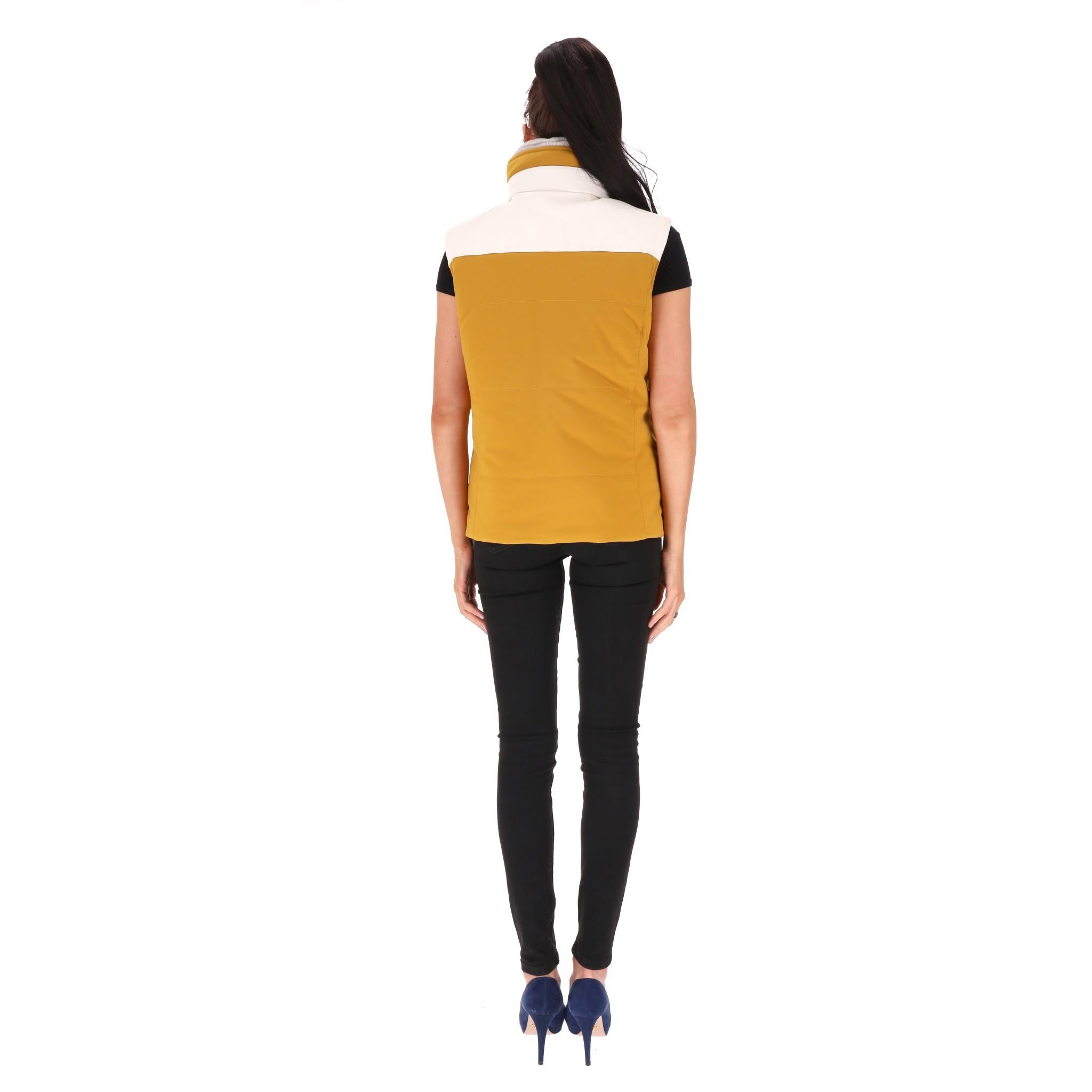Hermes Goose Down & Mink Fur Gilet In Excellent Condition For Sale In London, GB