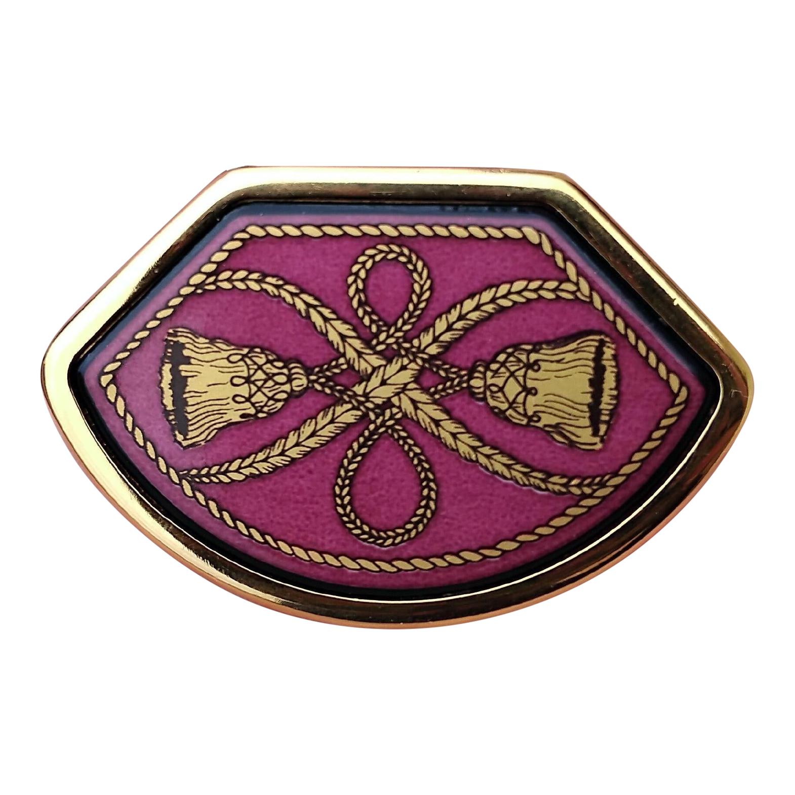 Broche en or Hermès Grand Apparat Garnitures en vente 1