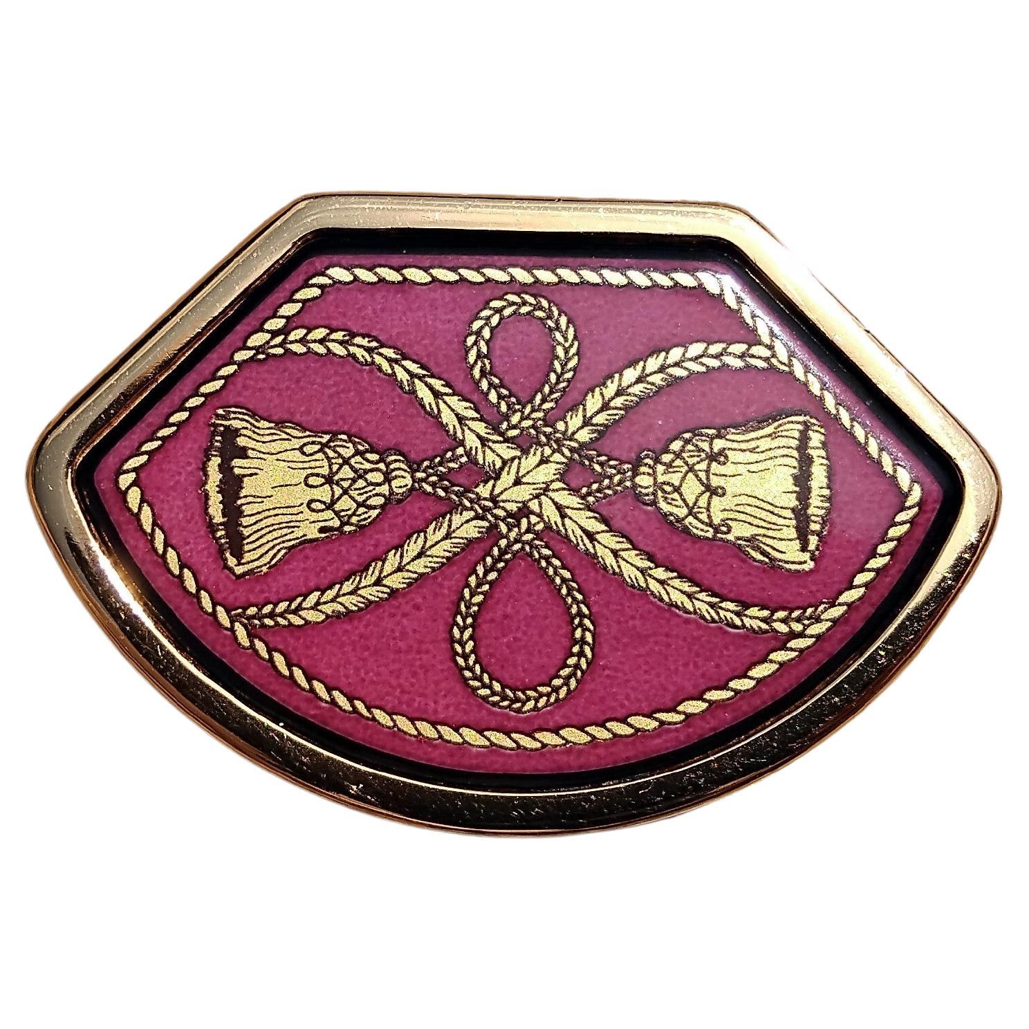 Broche en or Hermès Grand Apparat Garnitures en vente 7