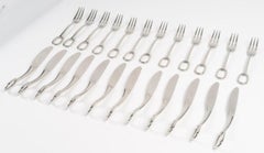 Hermes “Grand Attelage” 24-piece silver-plated tableware set