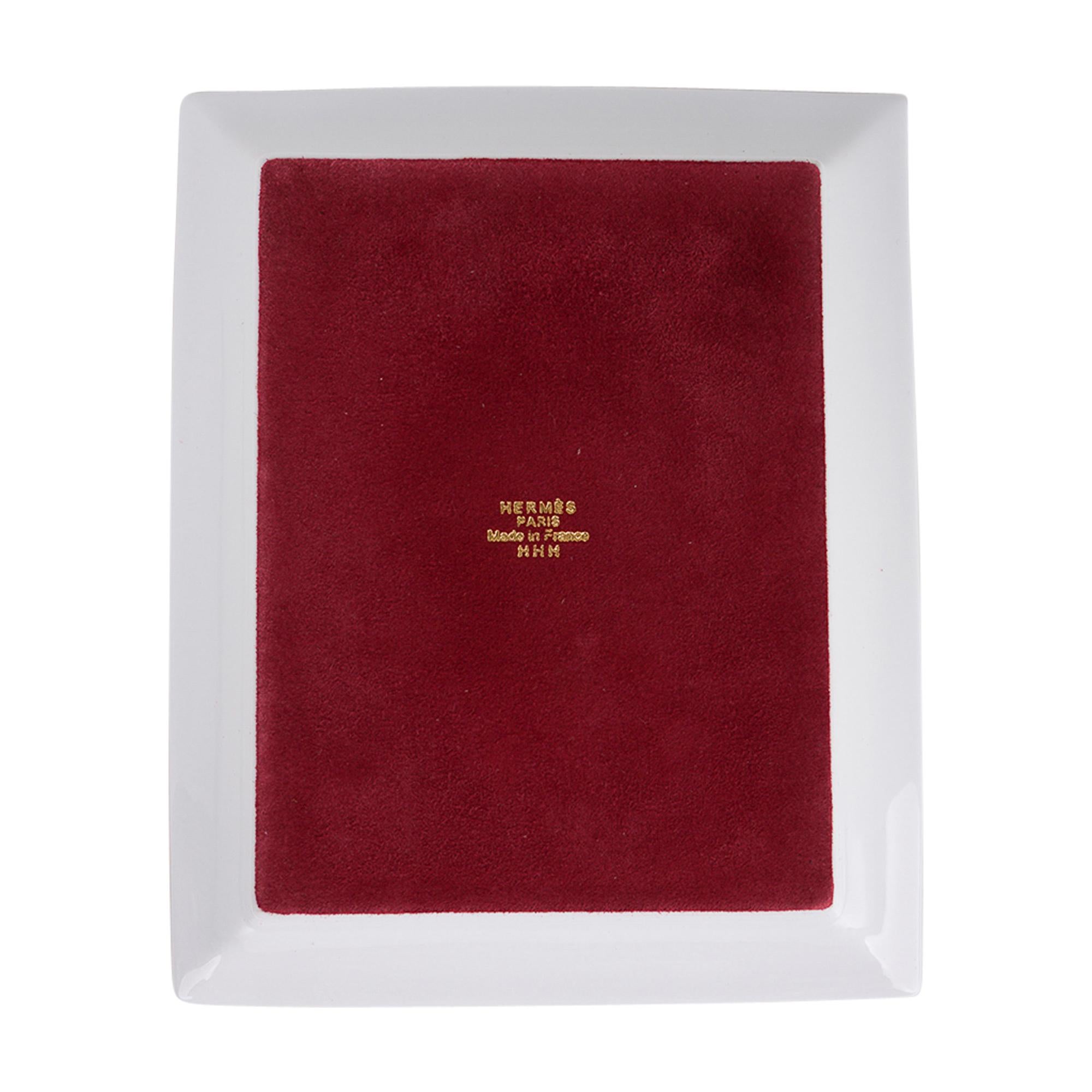 Hermes Grand Theatre Nouveau Porcelain Change Tray New w/Box 5