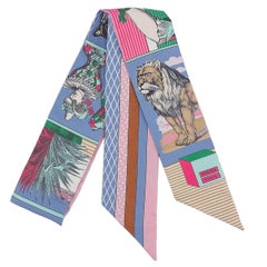 Hermes Grand Theatre Nouveau Twilly in Pink silk