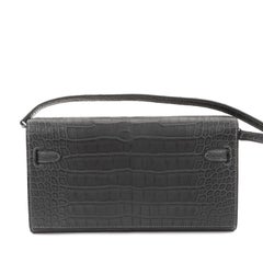 Hermès Graphite Alligator Kelly To Go Wallet 2022