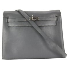 Kelly danse leather handbag Hermès Yellow in Leather - 36641211