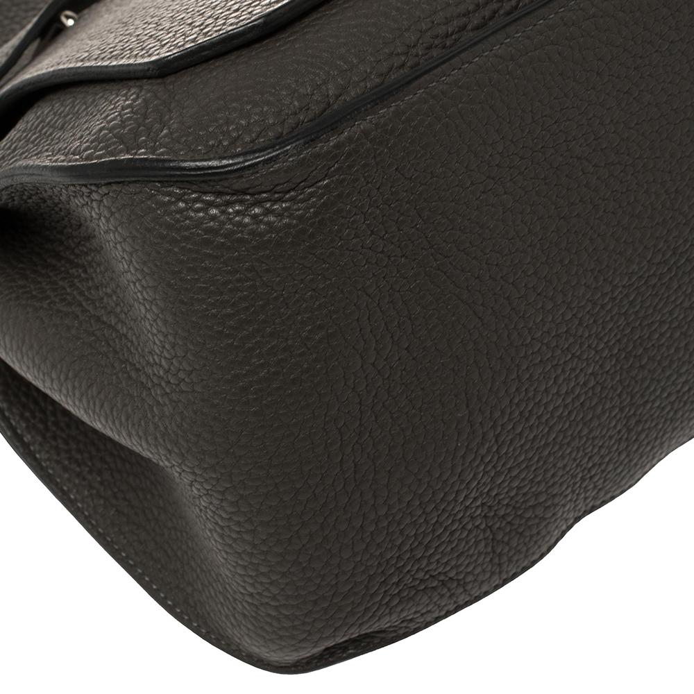 Hermes Graphite Taurillon Clemence Leather Palladium Hardware Jypsiere 37 Bag 3