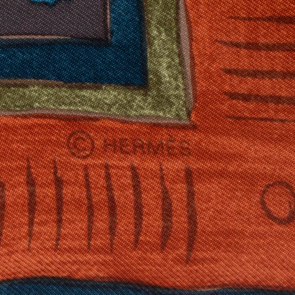 hermes indian scarf