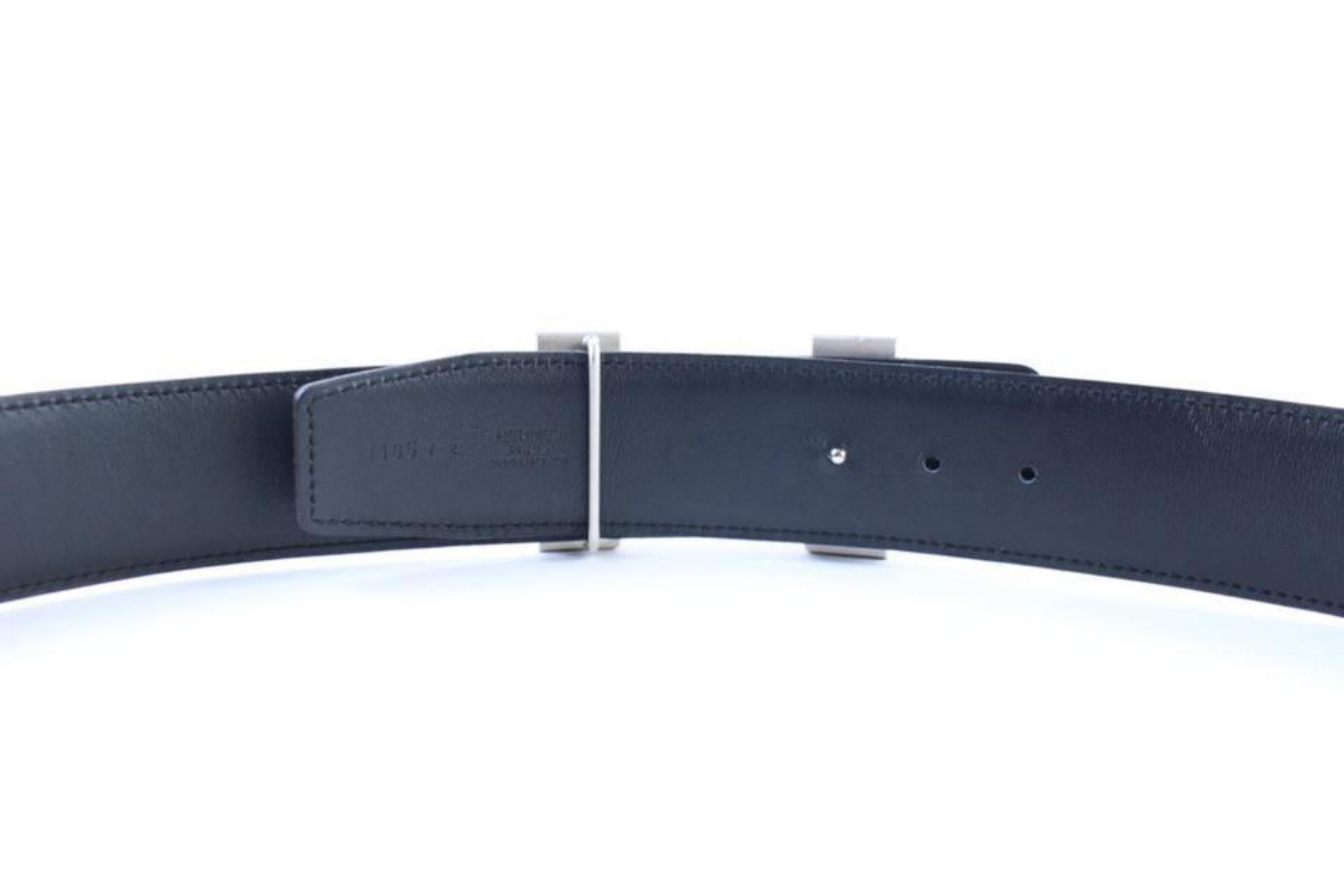 Hermès Gray Reversible 42mm H Logo Kit 868867 Belt 5