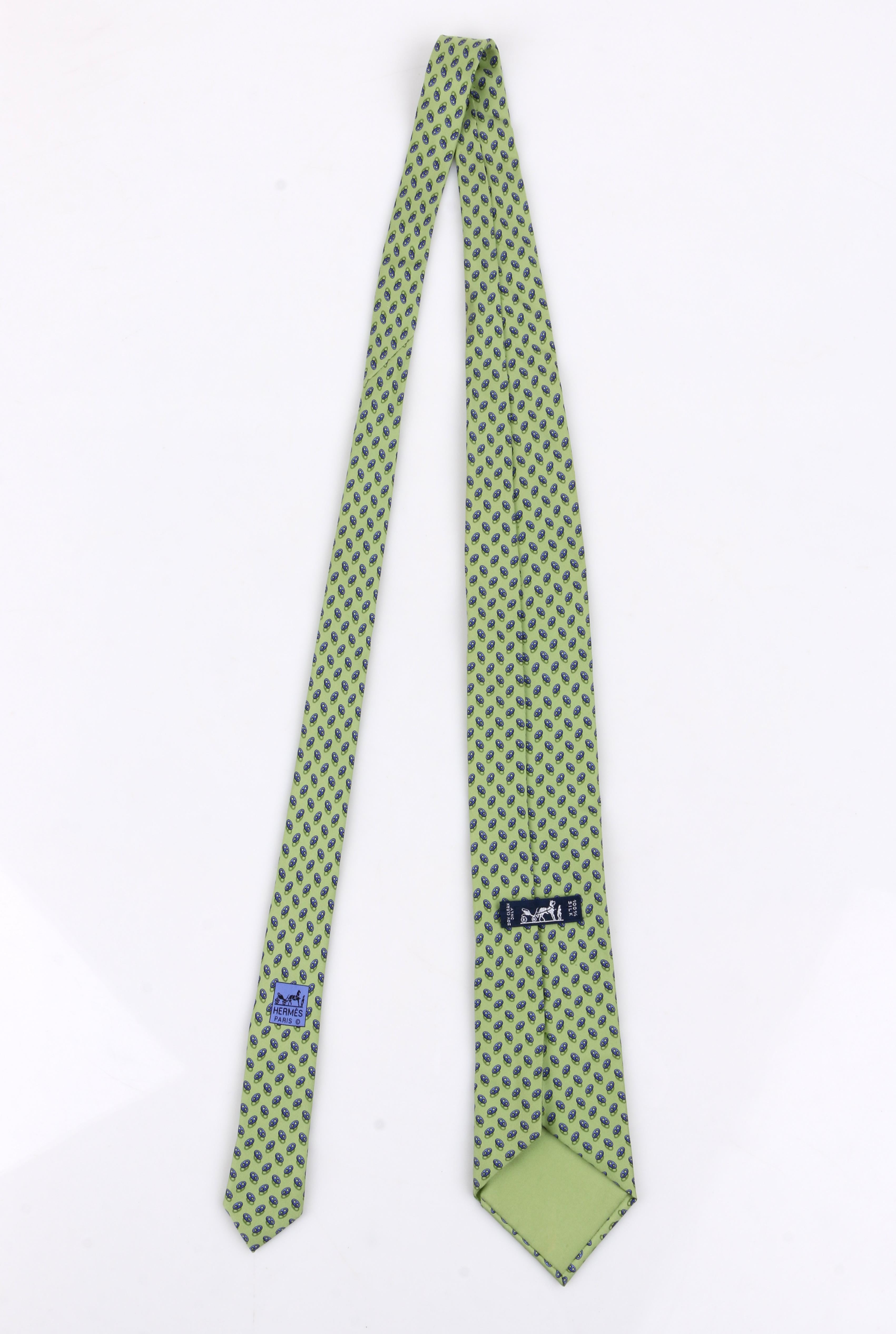 green hermes tie