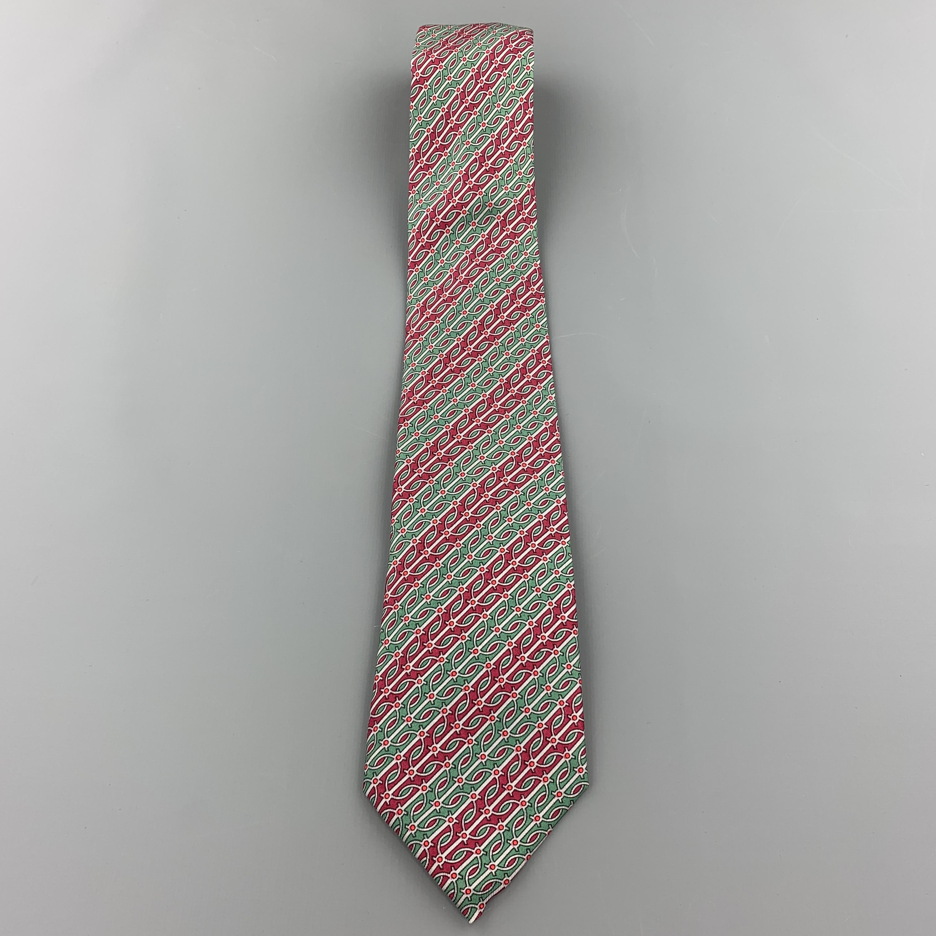 hermes striped tie