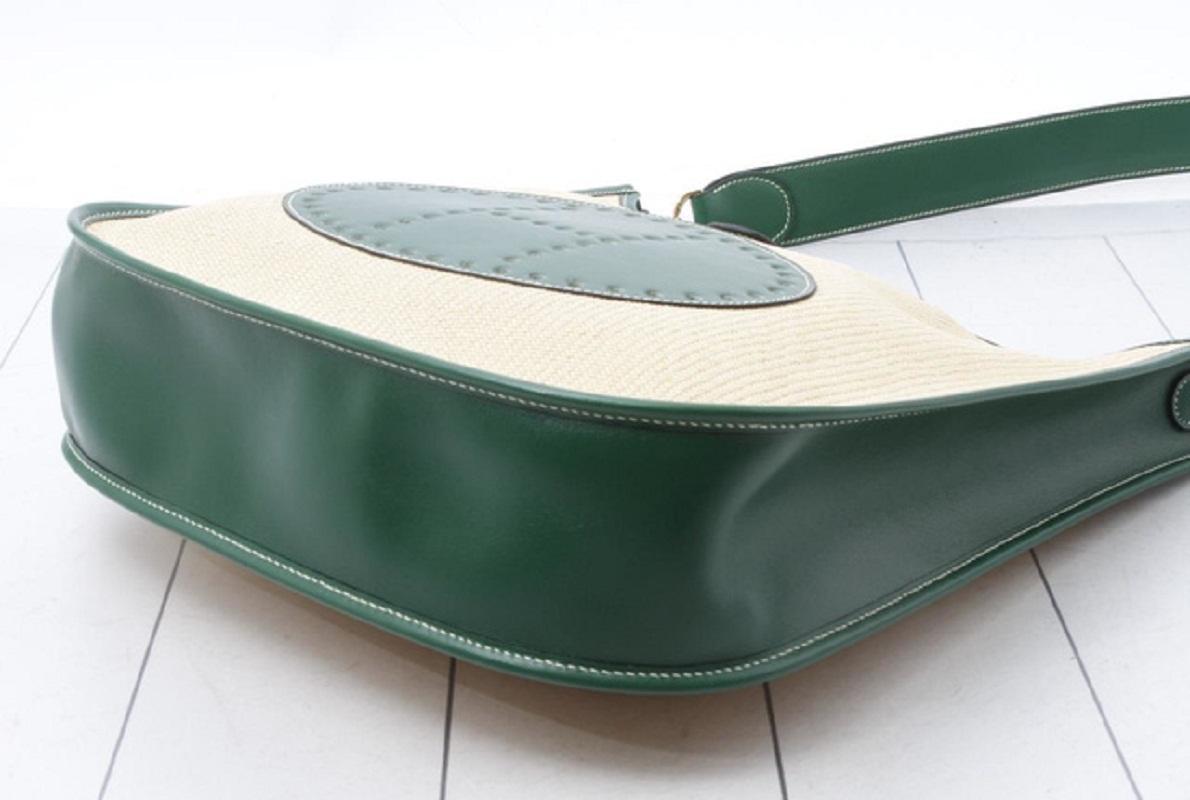 hermes canvas crossbody bag