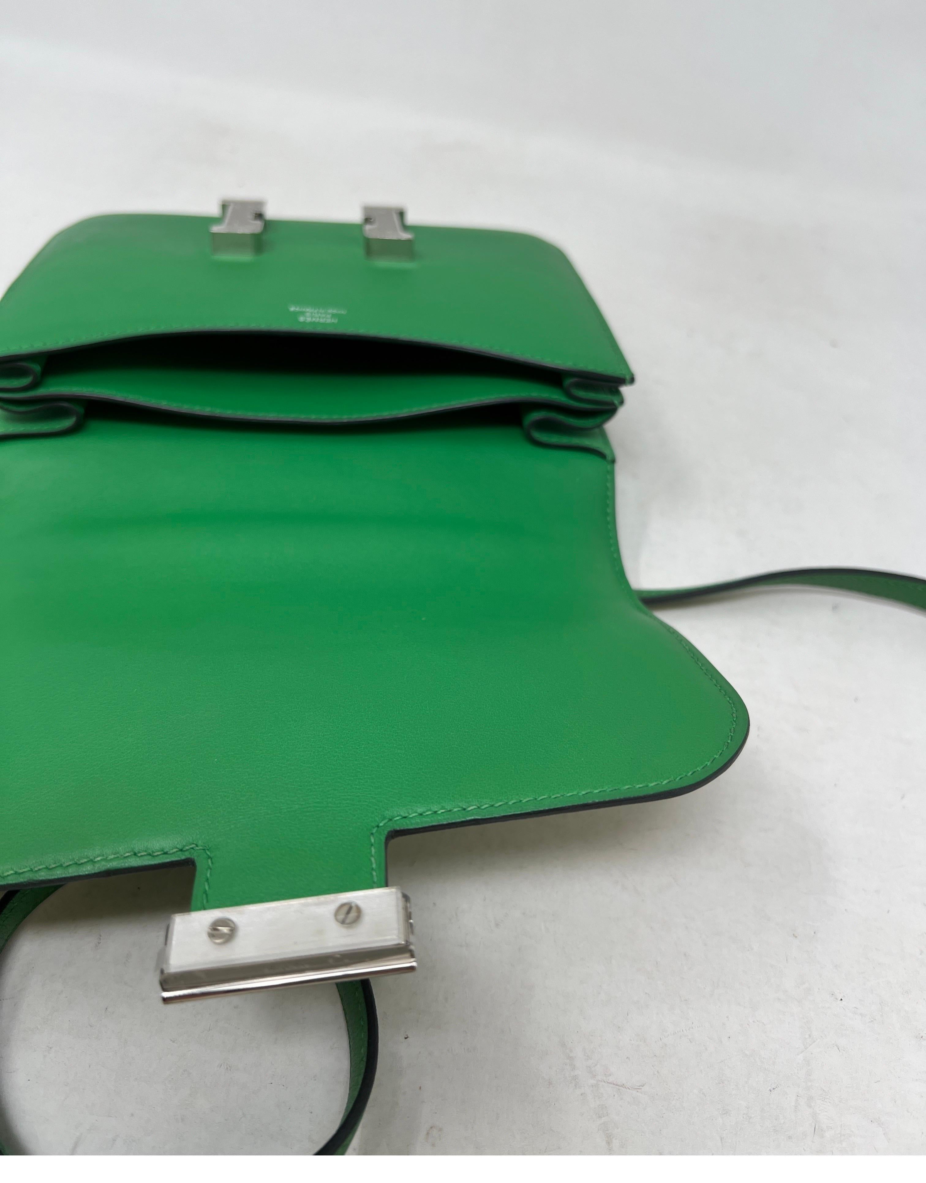 Hermes Green Constance 18 Bag For Sale 8
