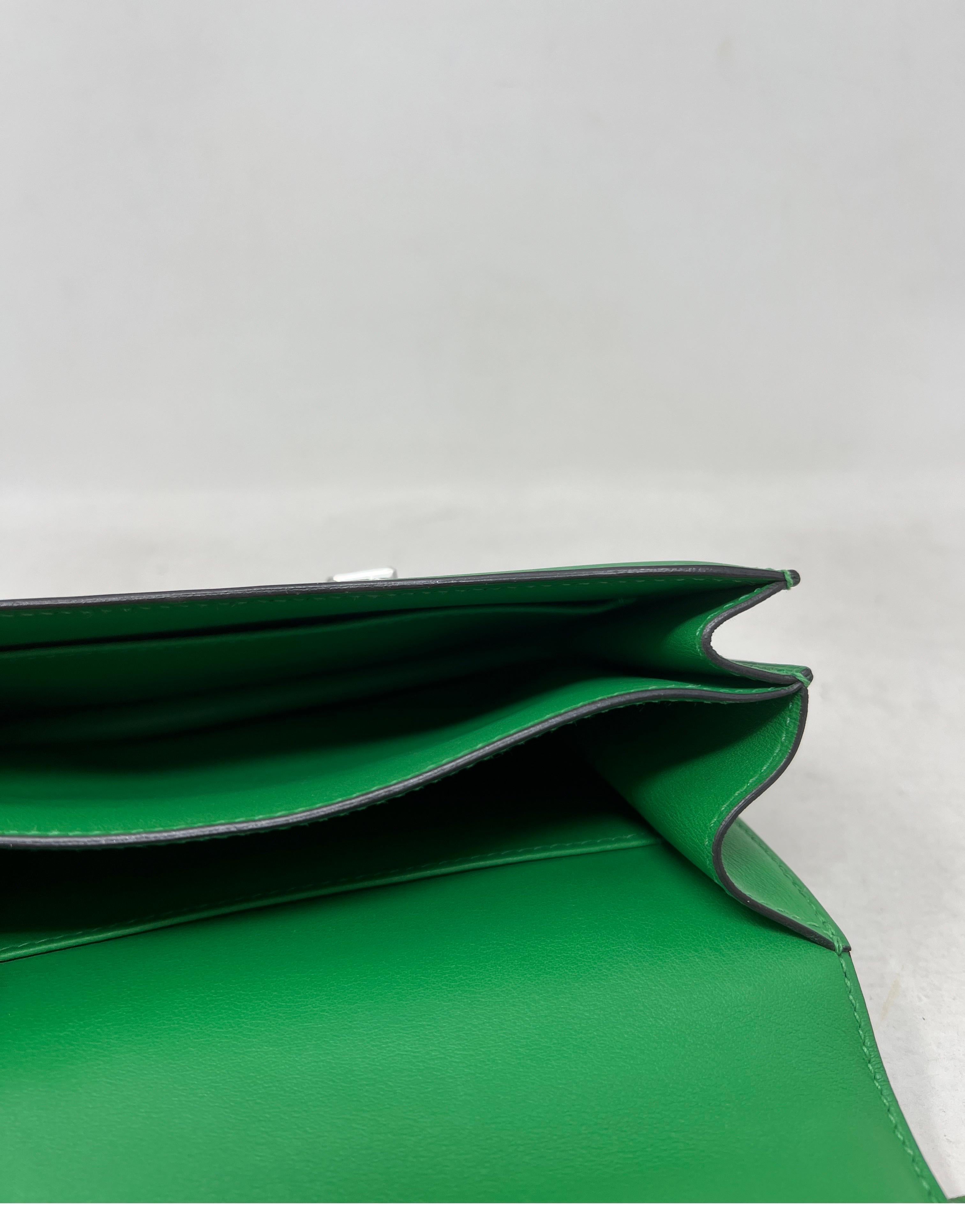 Hermes Green Constance 18 Bag For Sale 9