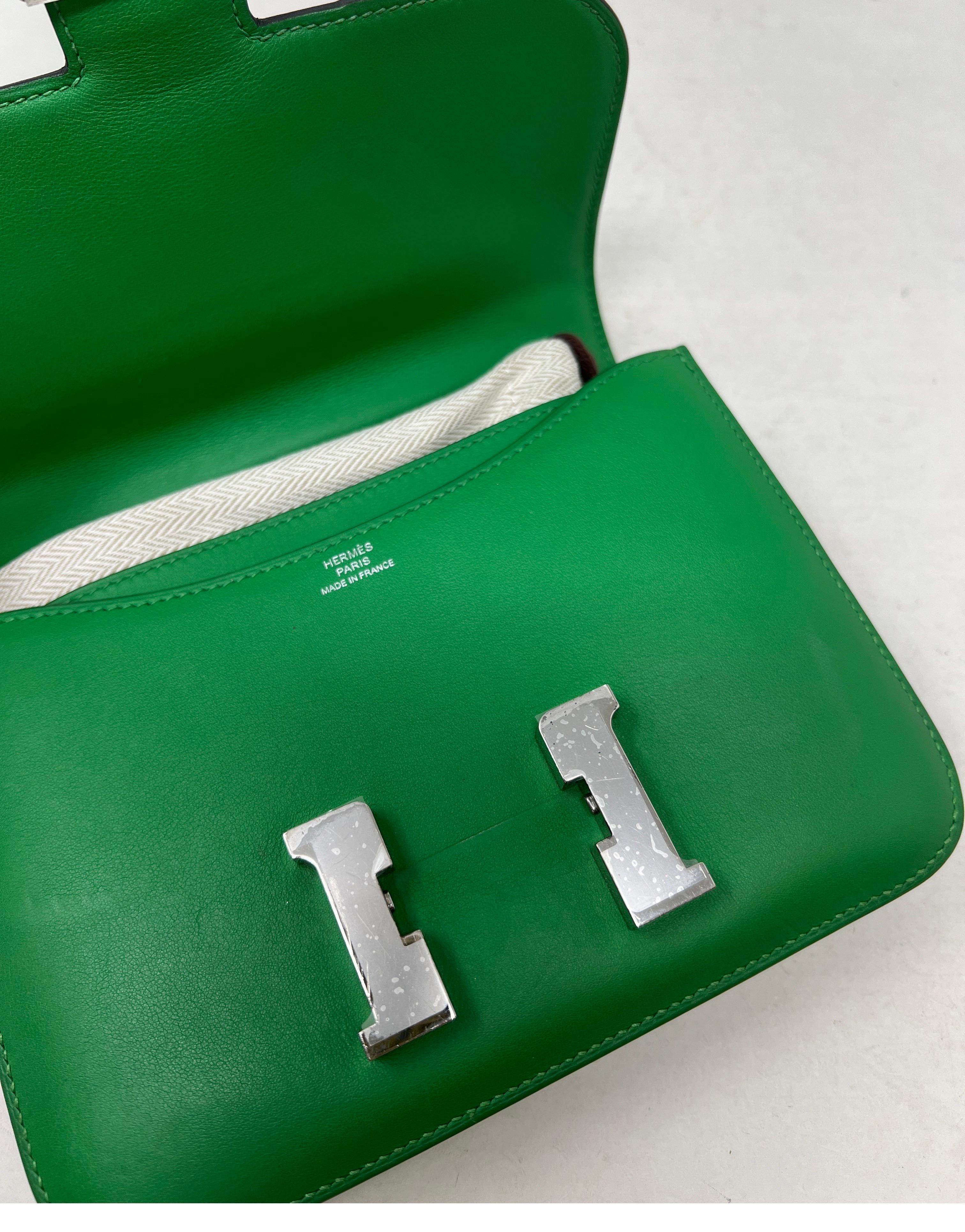 Hermes Green Constance 18 Bag For Sale 12