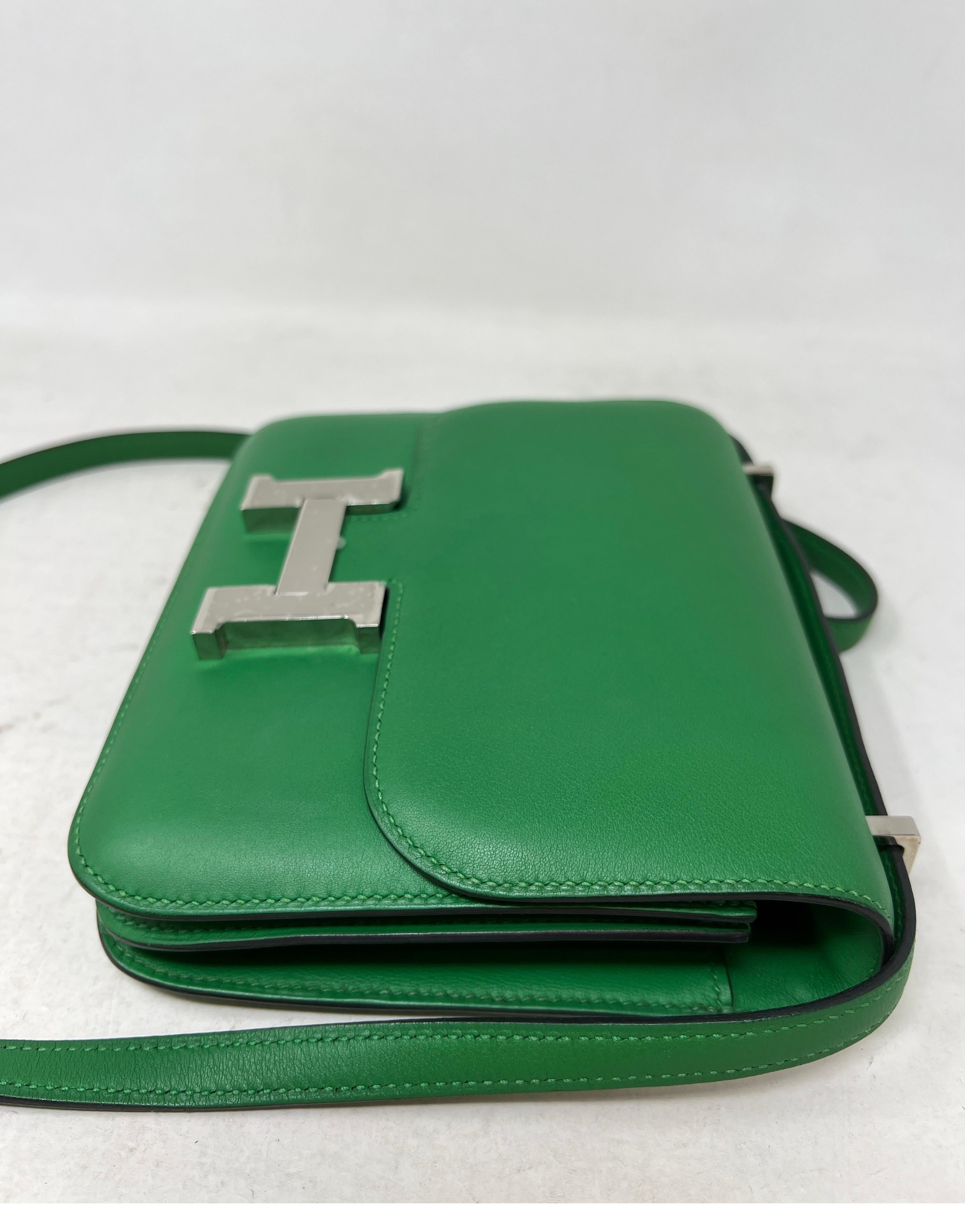 Hermes Green Constance 18 Bag For Sale 2