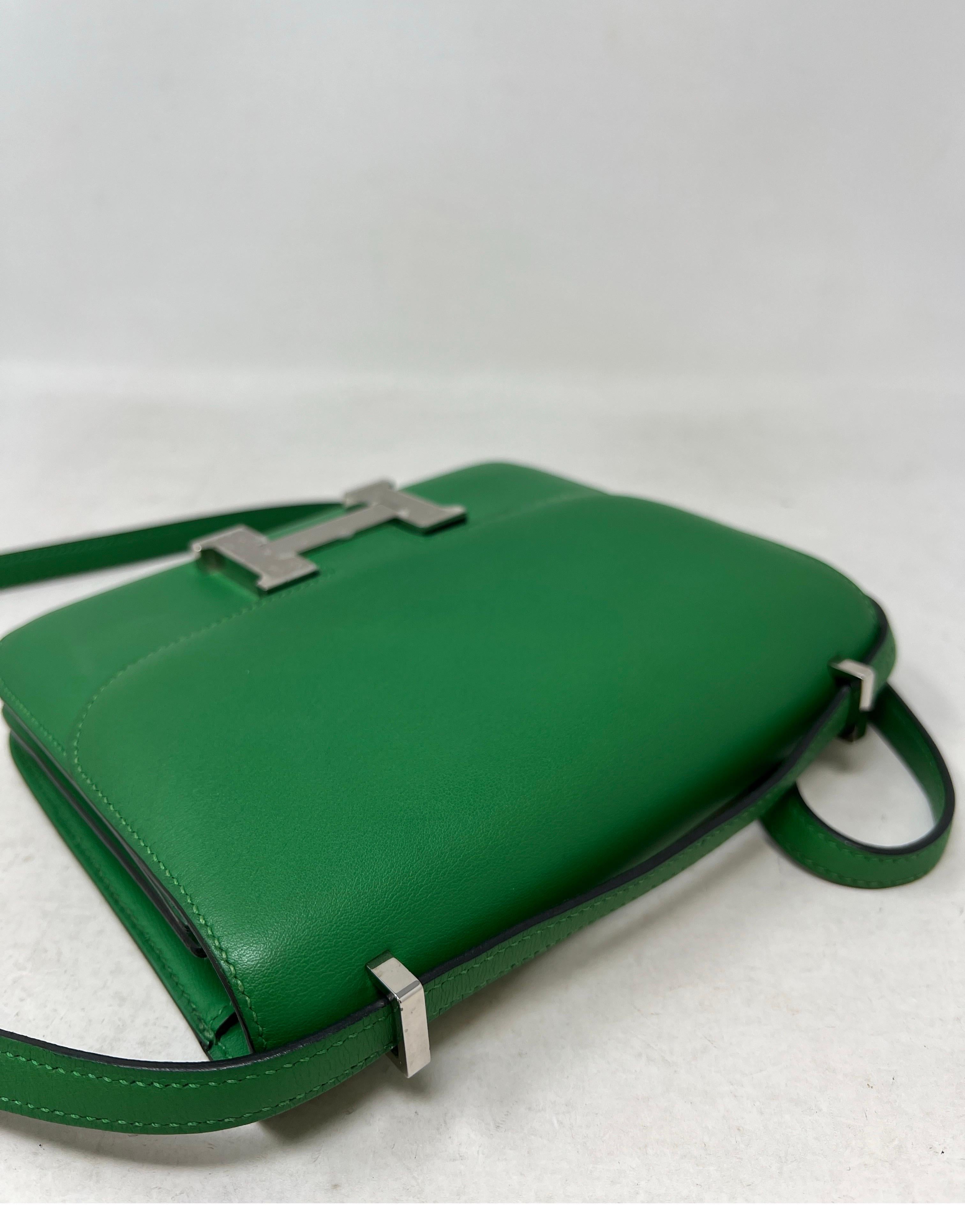 Hermes Green Constance 18 Bag For Sale 3