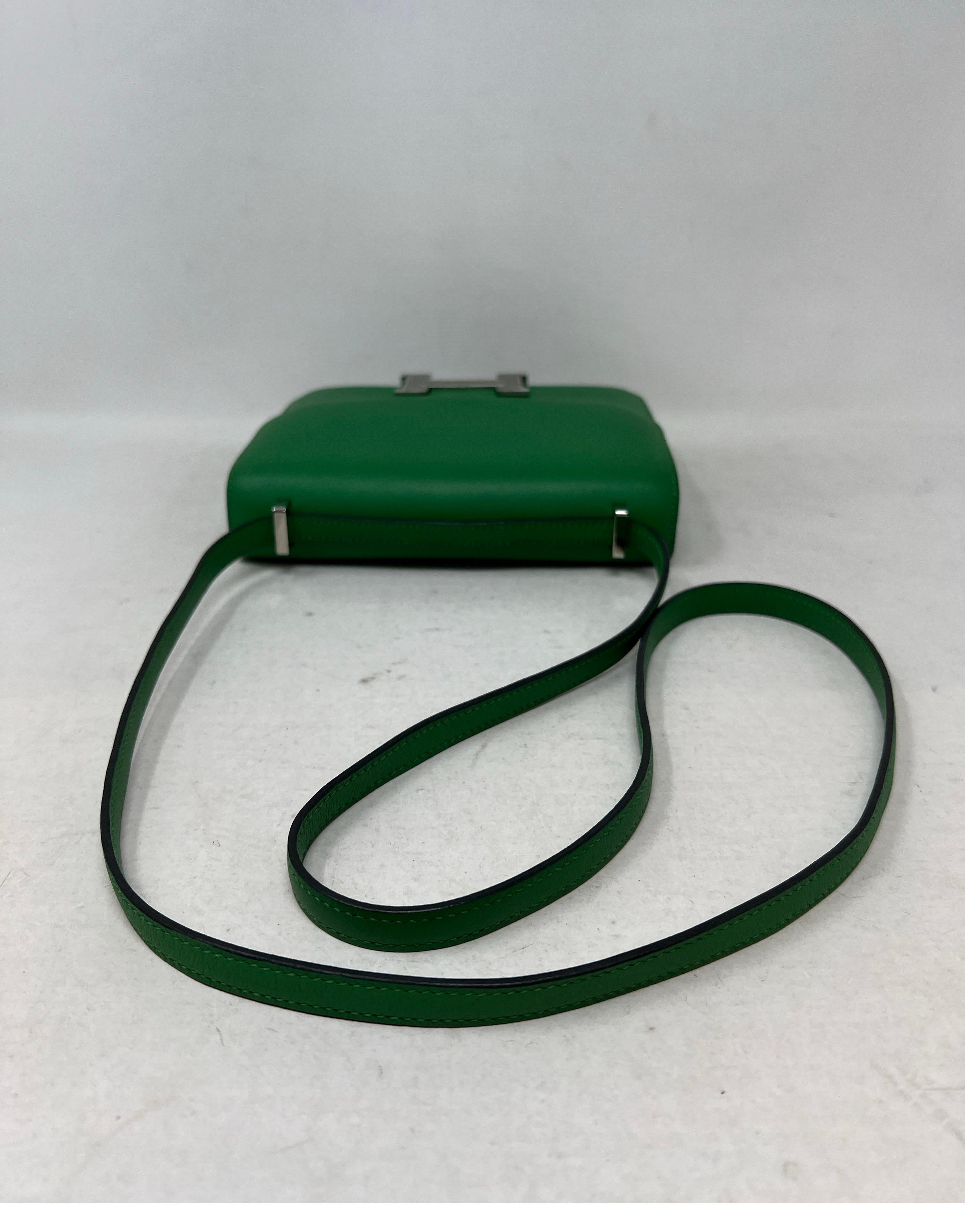 Hermes Green Constance 18 Bag For Sale 4