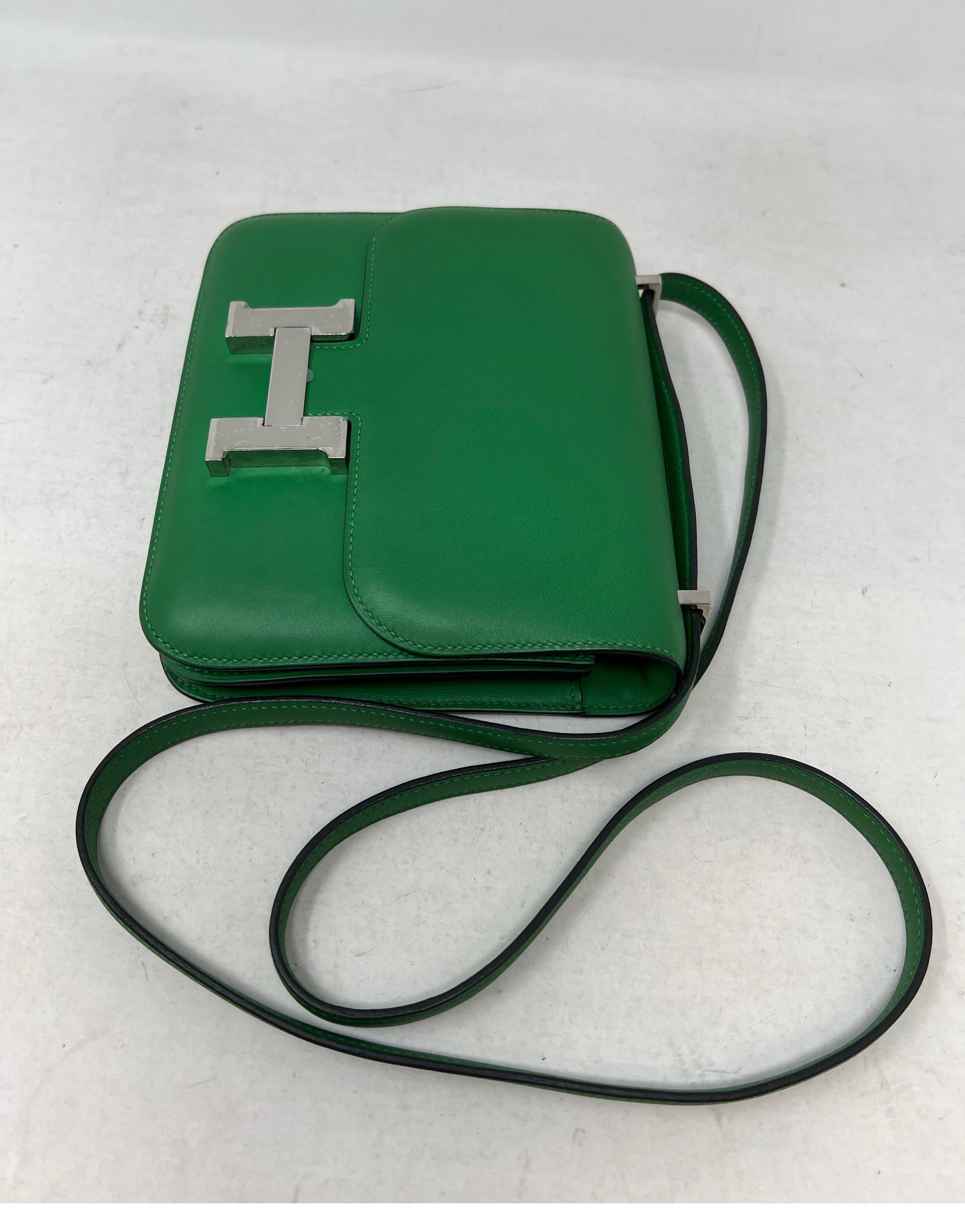 Hermes Green Constance 18 Bag For Sale 5