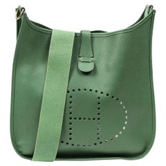 Hermes Vert Courchevel Cuir Evelyne GM