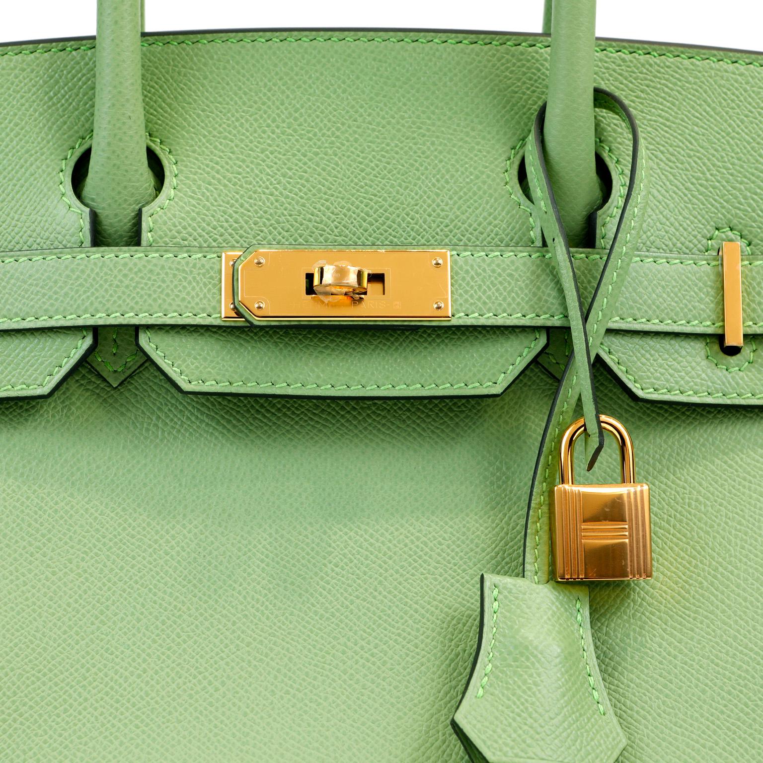 green birkin bag