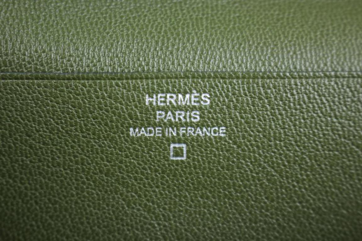 Women's Hermès Green Crocodile Bearn 99ht30 Wallet For Sale
