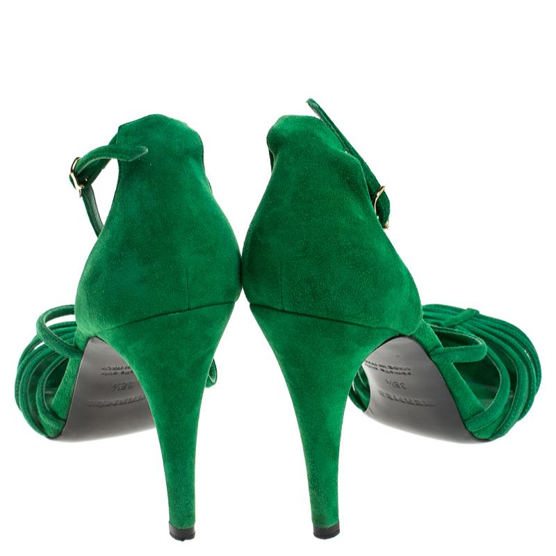 hermes emerald green sandals
