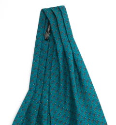 Hermes Green Emerald Silk Ascot Scarf