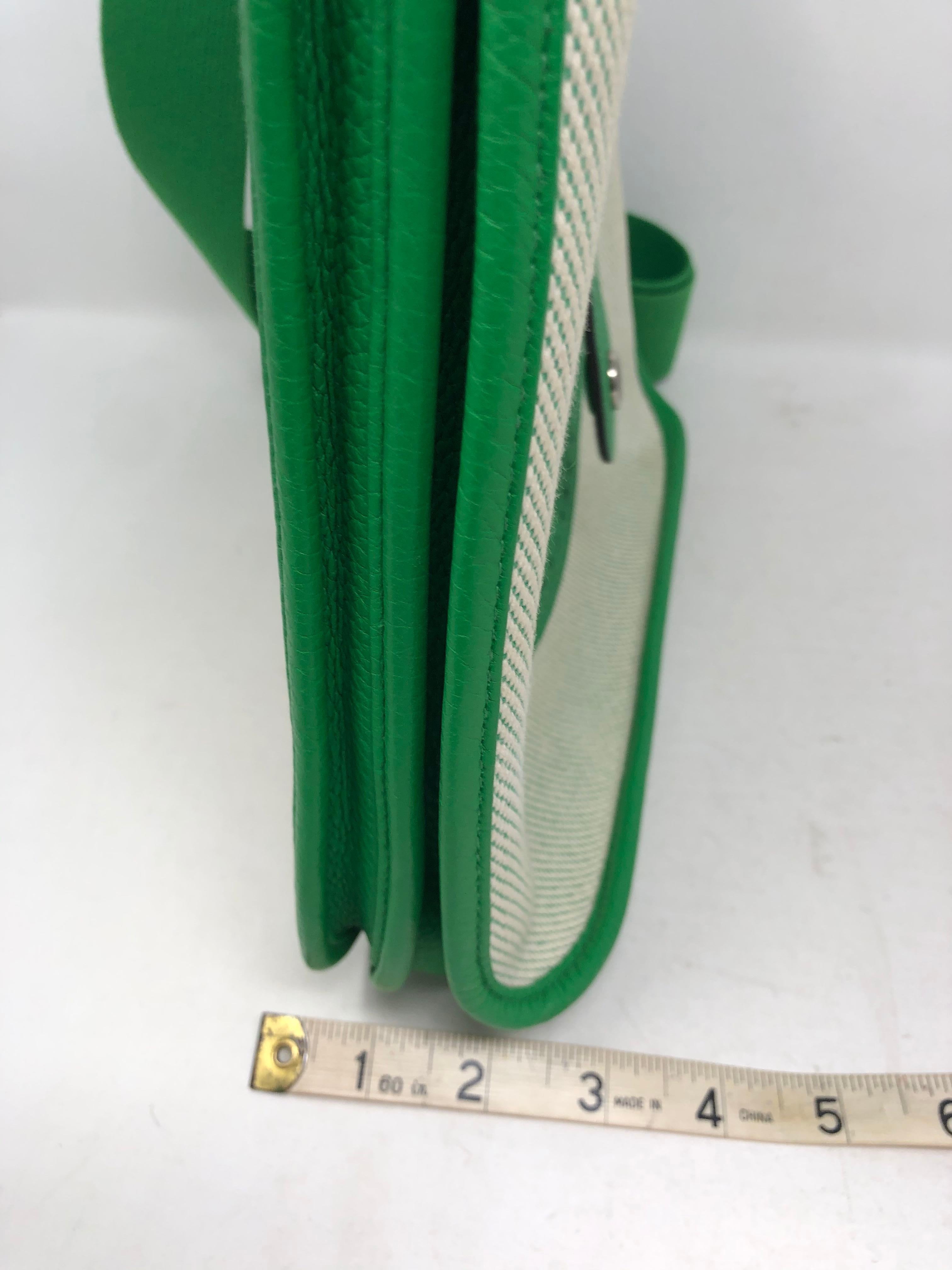 Hermes Green Evelyne Bag  10