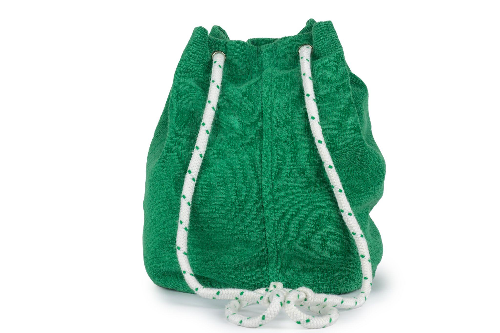 Women's or Men's Hermès Green Golf Terry Cloth Beach Bag