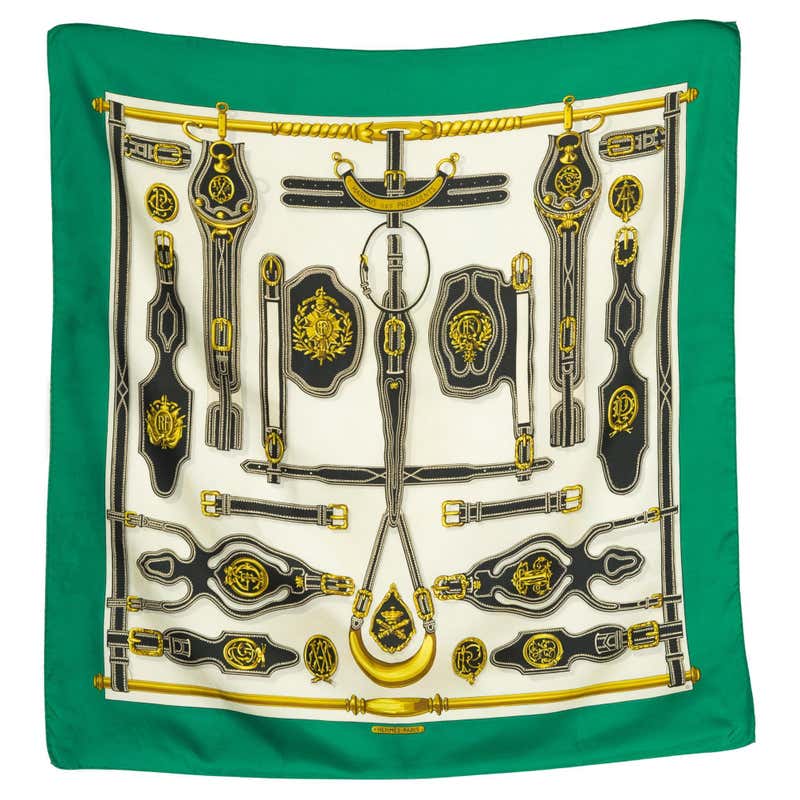Hermes silk scarf Grands Fonds by Annie Faivre 1992 For Sale at 1stDibs