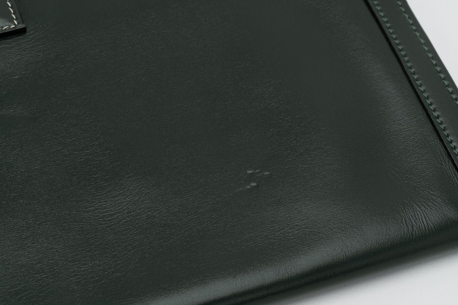 Hermès Grün Jige Clutch Box Kalb im Angebot 4