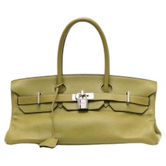 Hermès Green JPG Shoulder Birkin Bag