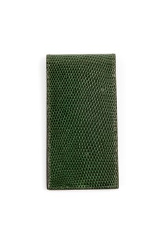 Hermes Green Leather Note Case