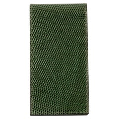 Hermes Green Leather Note Case