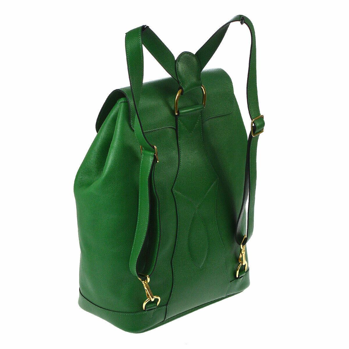 green backpack purse