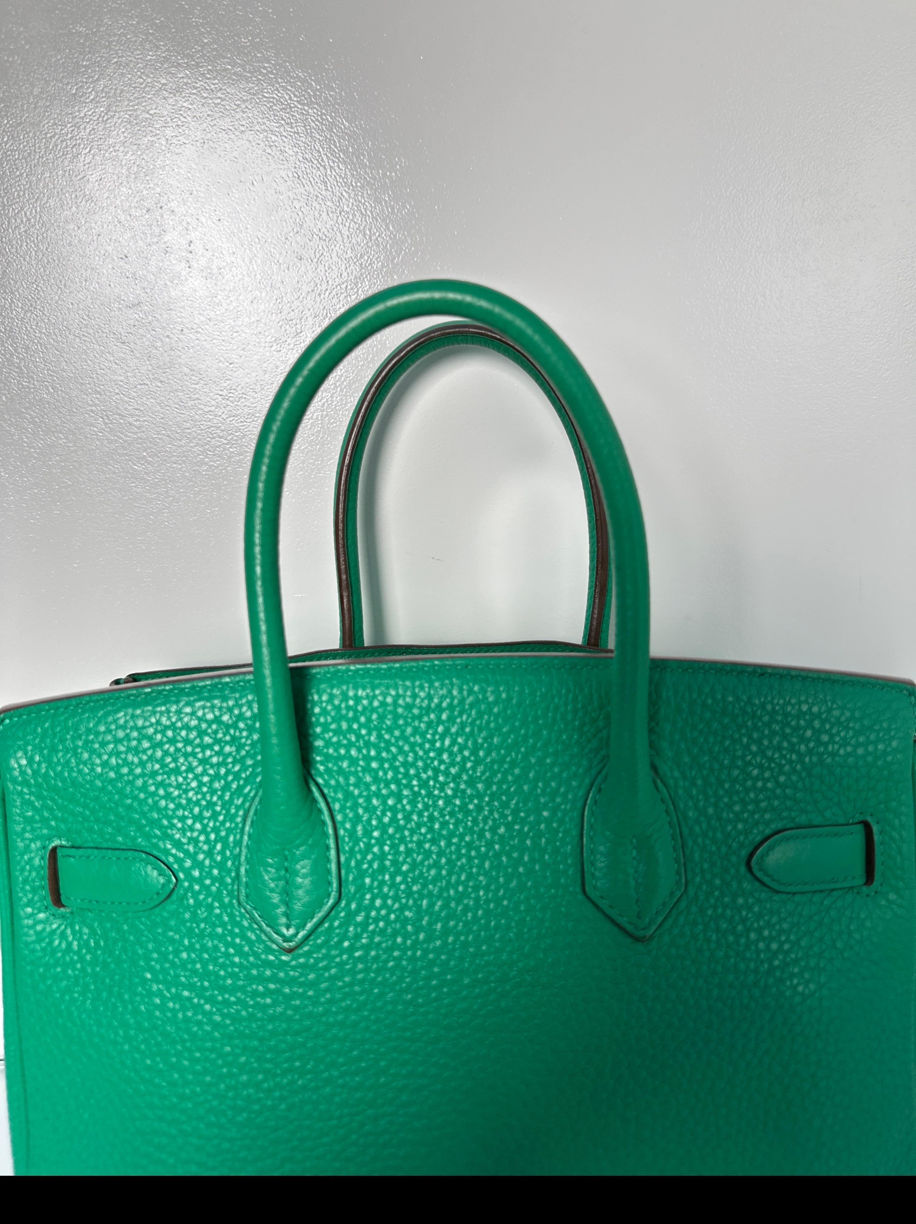 Hermes Green Menthe Birkin 30 Bag 2