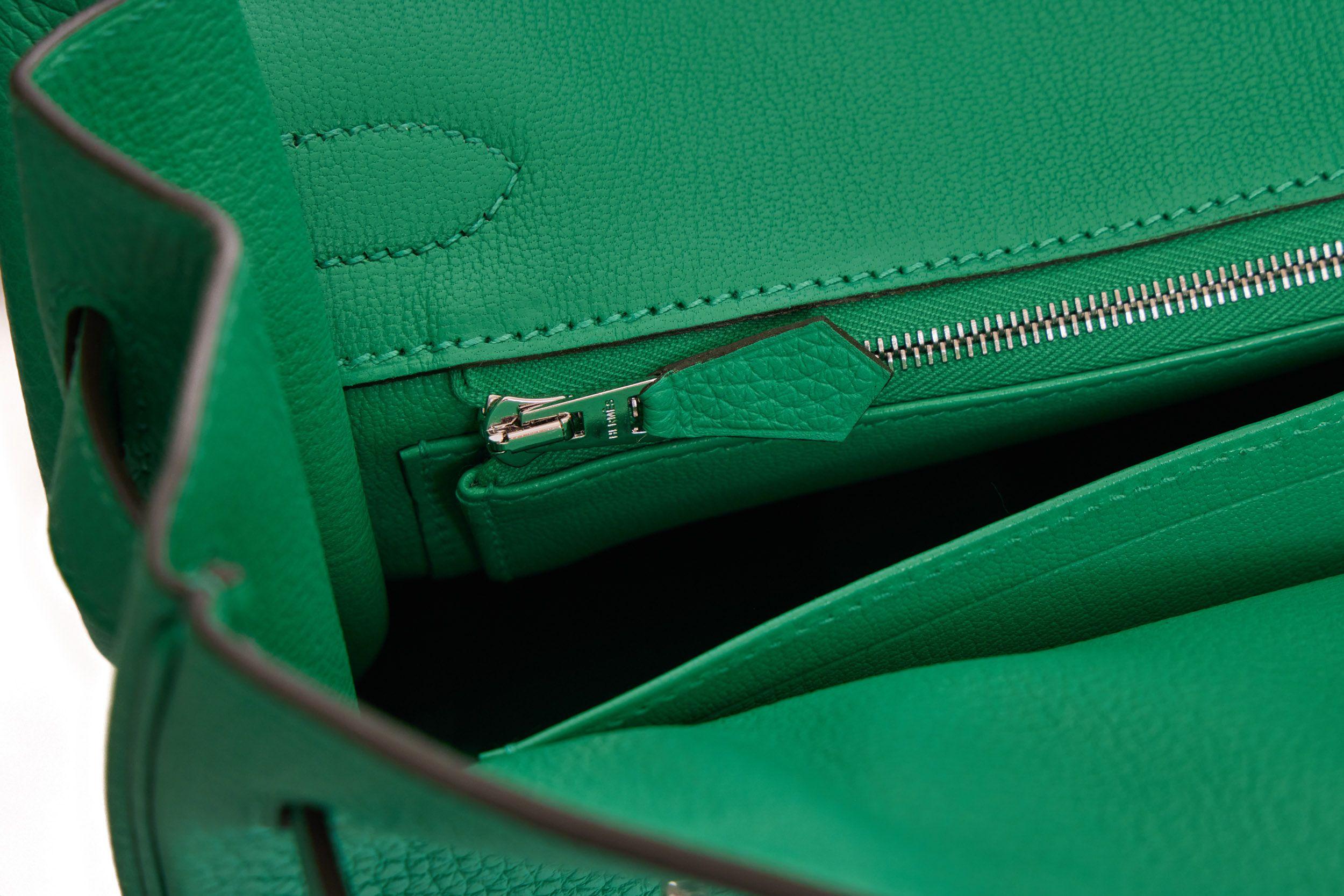 Hermes Green Mint Togo Birkin 30 BNIB 6