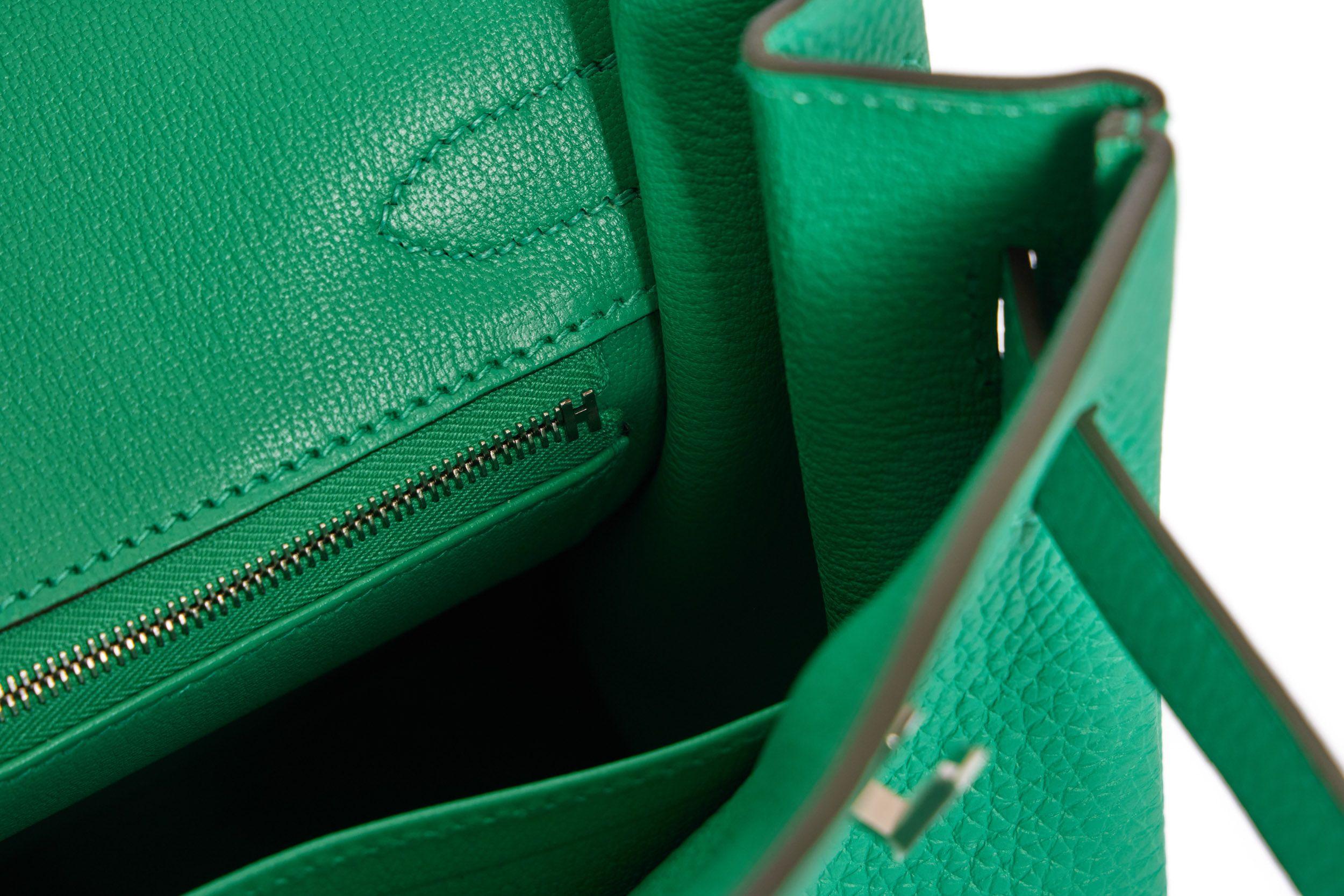 Hermes Green Mint Togo Birkin 30 BNIB 7