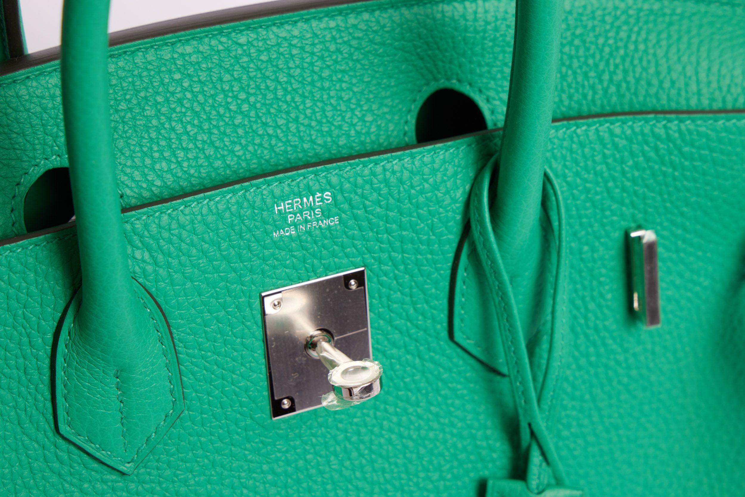 Hermes Green Mint Togo Birkin 30 BNIB 3